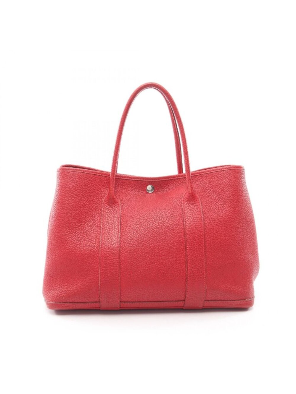 Hermes Tote Bag Garden Party PM Rouge Casaque PM